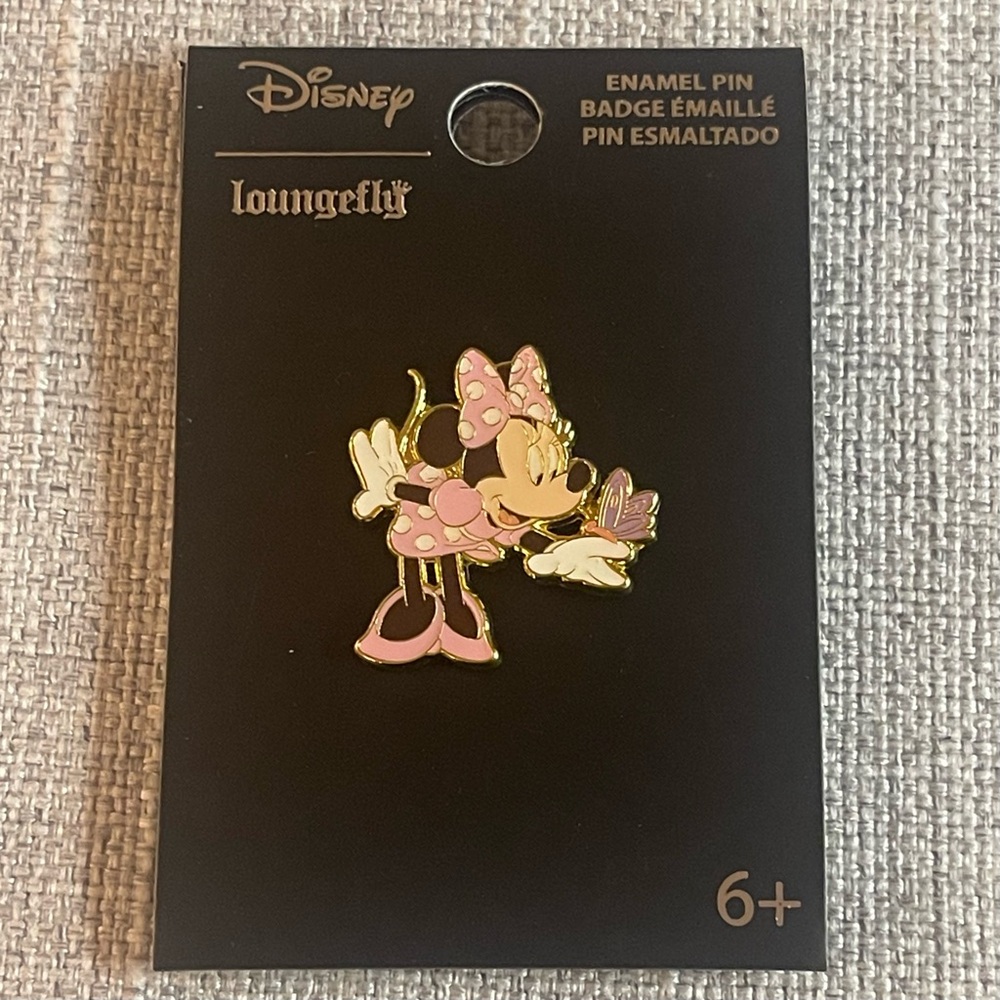Loungefly Disney Minnie Mouse Butterfly Enamel Pin